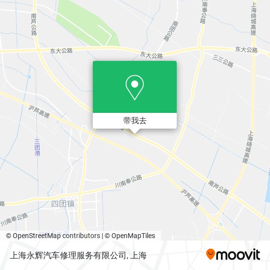 上海永辉汽车修理服务有限公司地图