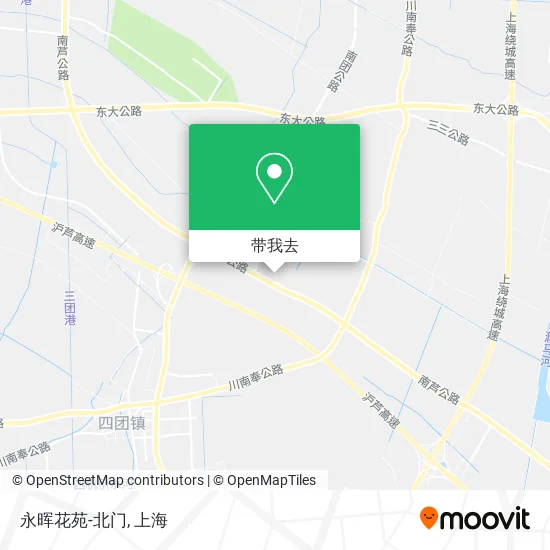 永晖花苑-北门地图