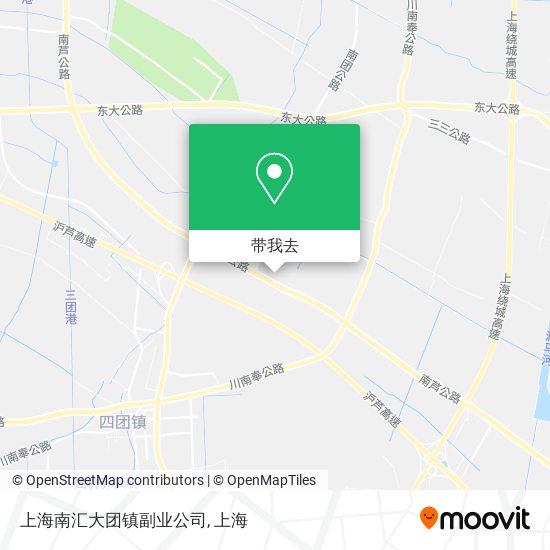 上海南汇大团镇副业公司地图