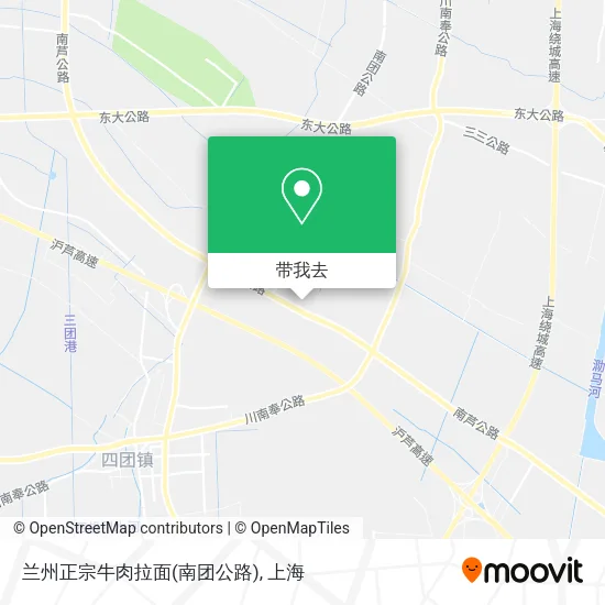 兰州正宗牛肉拉面(南团公路)地图
