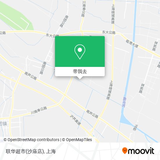 联华超市(沙庙店)地图