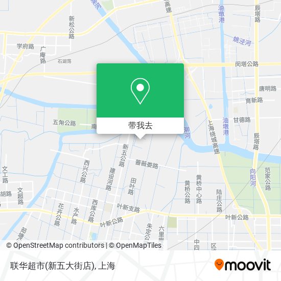 联华超市(新五大街店)地图