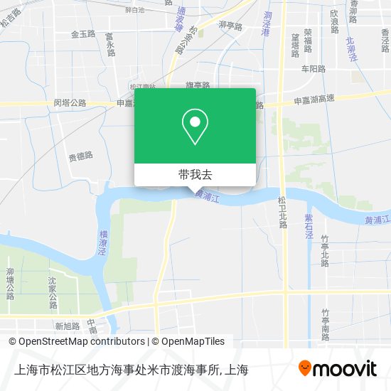 上海市松江区地方海事处米市渡海事所地图