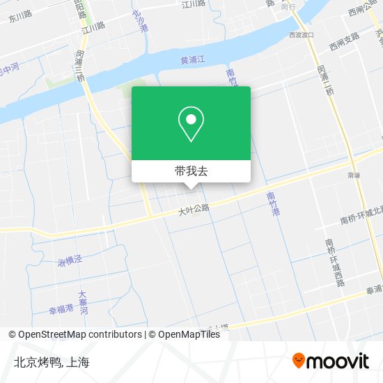 北京烤鸭地图