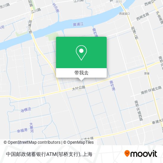 中国邮政储蓄银行ATM(邬桥支行)地图
