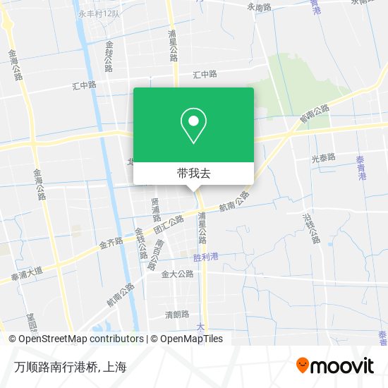 万顺路南行港桥地图