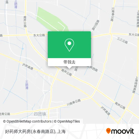 好药师大药房(永春南路店)地图