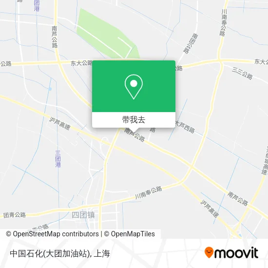中国石化(大团加油站)地图