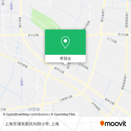 上海市浦东新区向阳小学地图