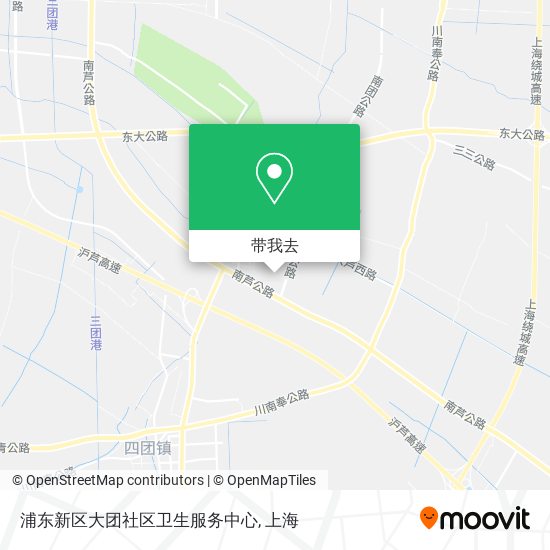 浦东新区大团社区卫生服务中心地图