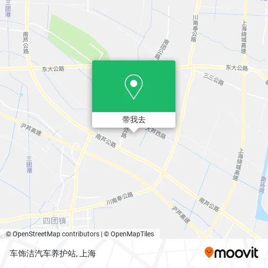 车饰洁汽车养护站地图