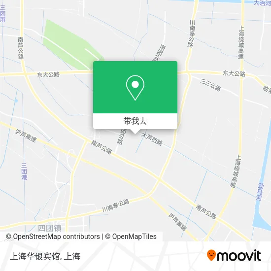 上海华银宾馆地图