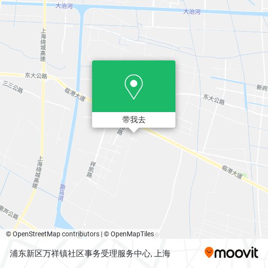 浦东新区万祥镇社区事务受理服务中心地图