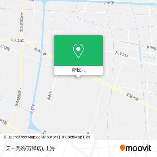 天一宾馆(万祥店)地图