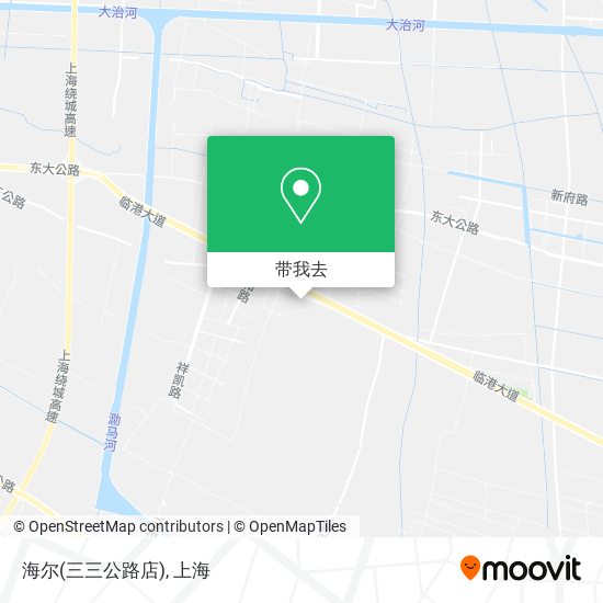 海尔(三三公路店)地图