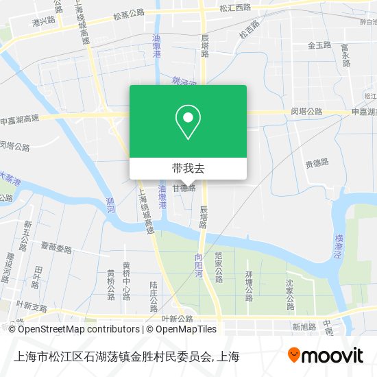 上海市松江区石湖荡镇金胜村民委员会地图