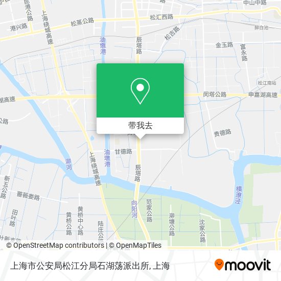 上海市公安局松江分局石湖荡派出所地图