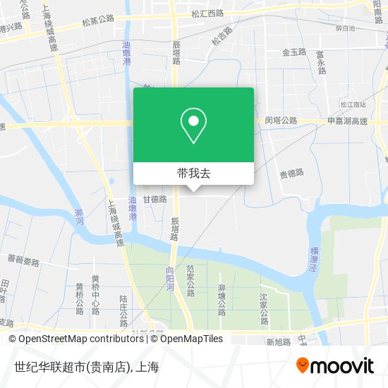 世纪华联超市(贵南店)地图