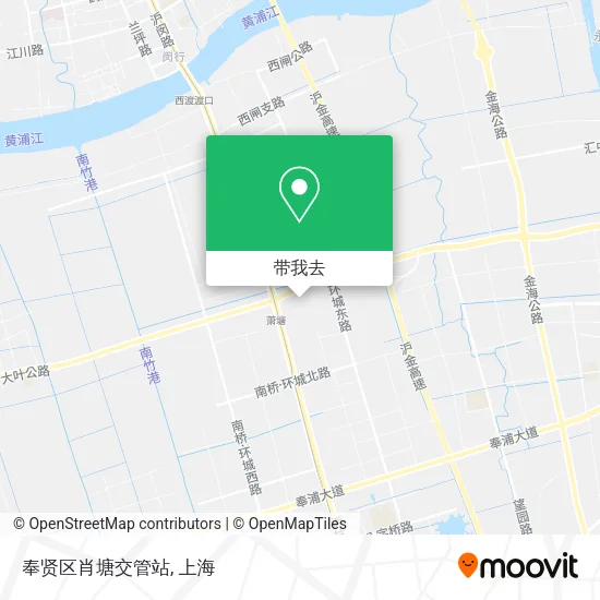 奉贤区肖塘交管站地图