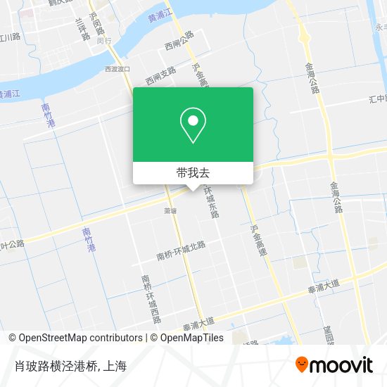 肖玻路横泾港桥地图