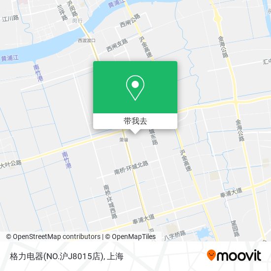 格力电器(NO.沪J8015店)地图