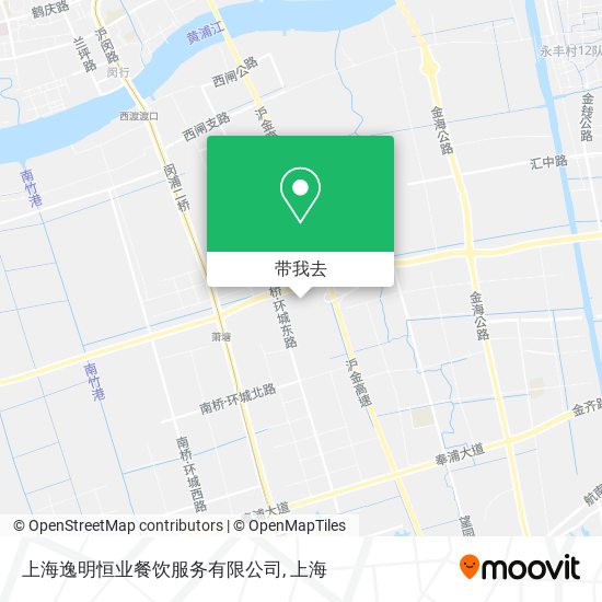 上海逸明恒业餐饮服务有限公司地图