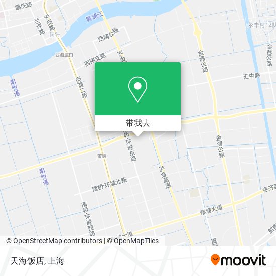 天海饭店地图