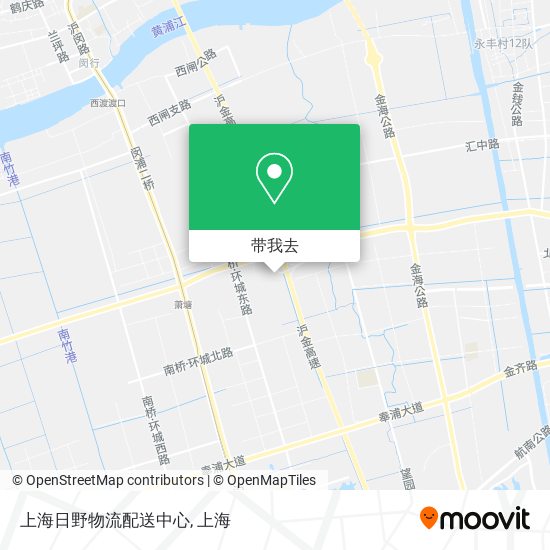 上海日野物流配送中心地图