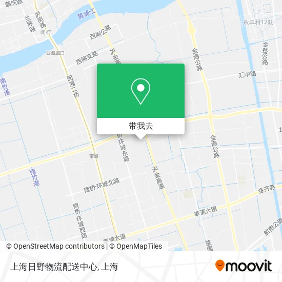 上海日野物流配送中心地图