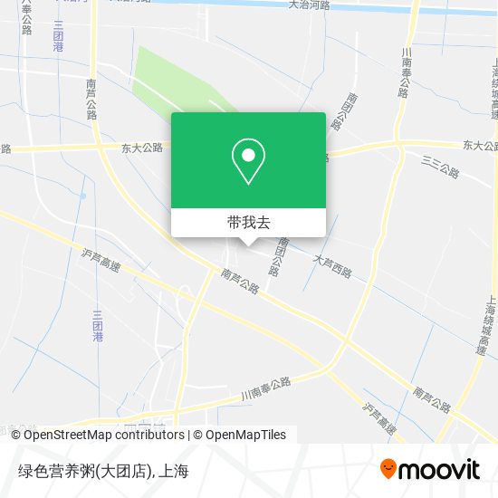 绿色营养粥(大团店)地图