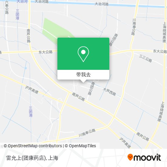 雷允上(团康药店)地图