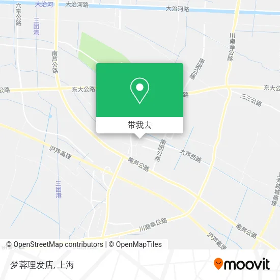 梦蓉理发店地图