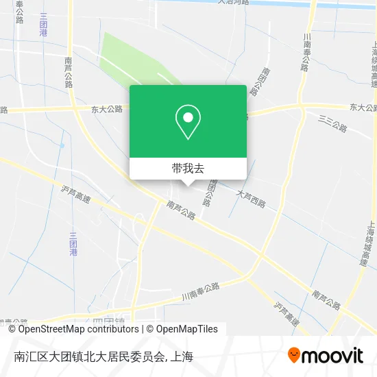 南汇区大团镇北大居民委员会地图