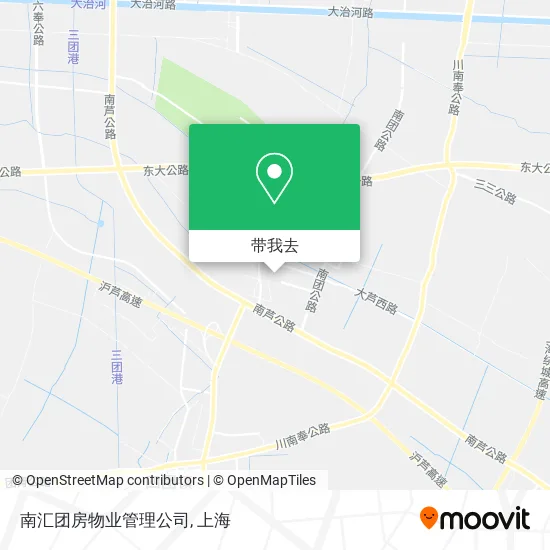 南汇团房物业管理公司地图