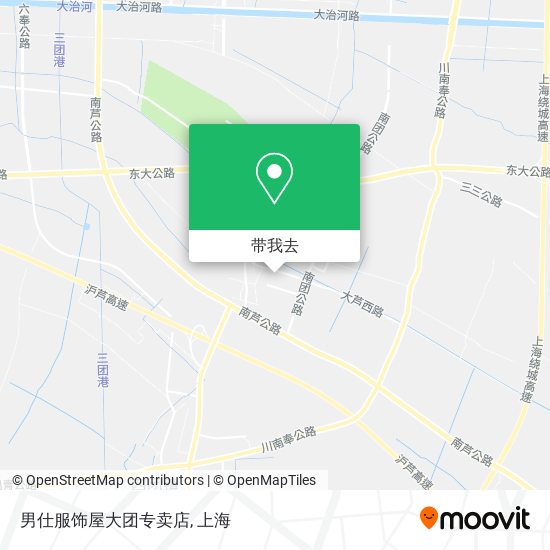 男仕服饰屋大团专卖店地图