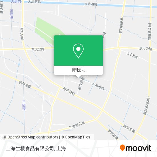 上海生根食品有限公司地图