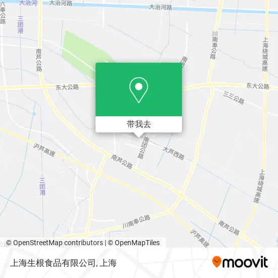上海生根食品有限公司地图