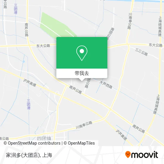 家润多(大团店)地图