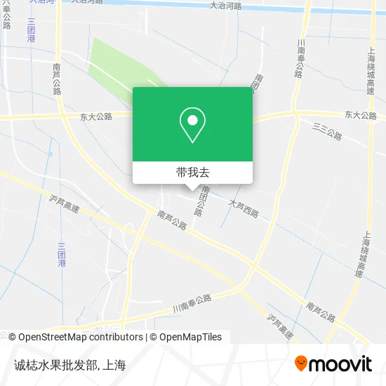 诚梽水果批发部地图