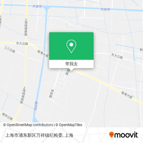 上海市浦东新区万祥镇纪检委地图