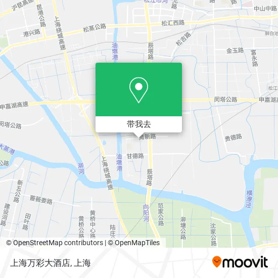上海万彩大酒店地图