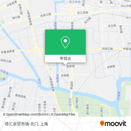 塔汇农贸市场-北门地图