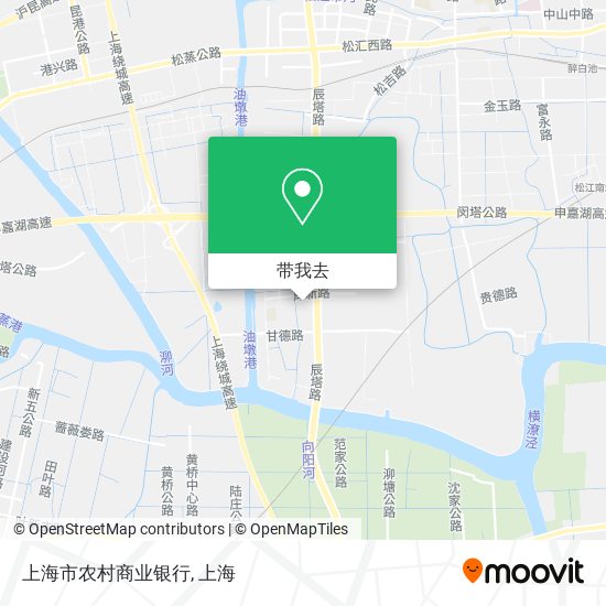 上海市农村商业银行地图