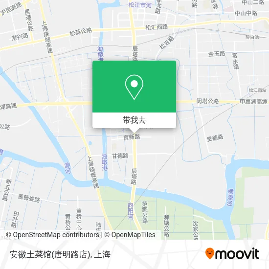 安徽土菜馆(唐明路店)地图