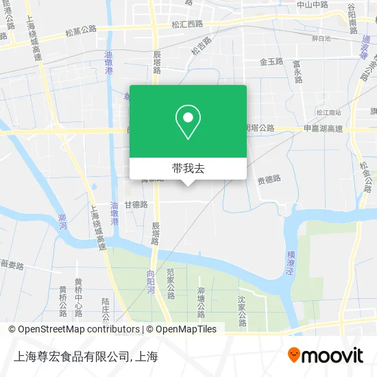 上海尊宏食品有限公司地图