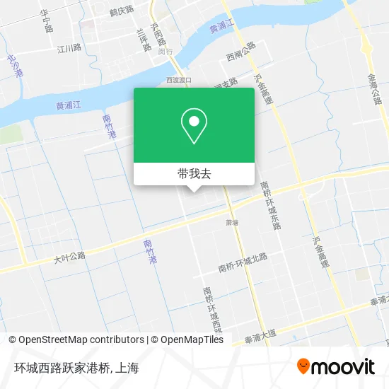 环城西路跃家港桥地图