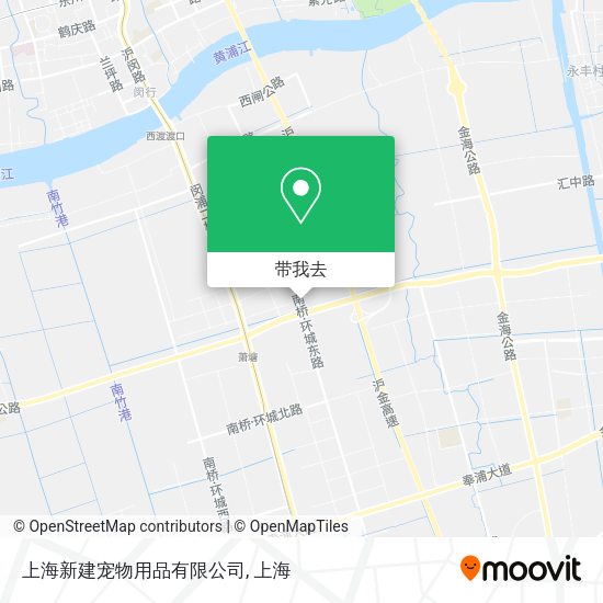 上海新建宠物用品有限公司地图