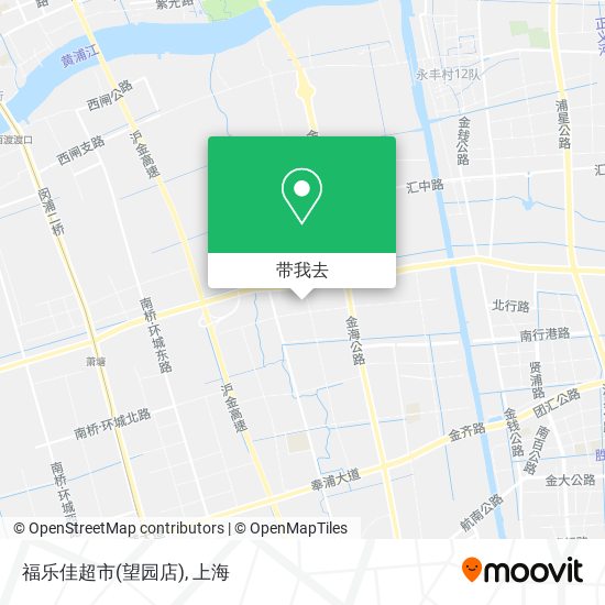 福乐佳超市(望园店)地图