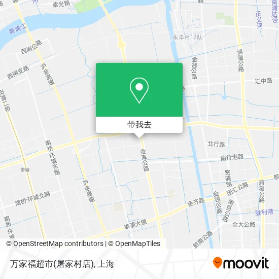 万家福超市(屠家村店)地图