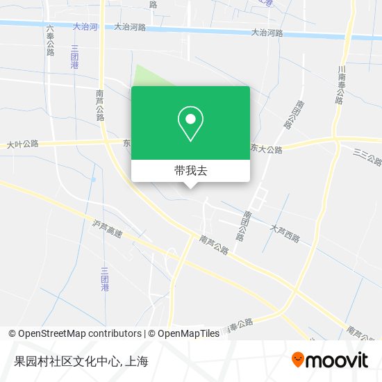 果园村社区文化中心地图